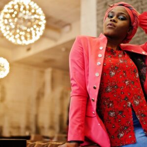 Royal Bloom Ankara Blazer Set